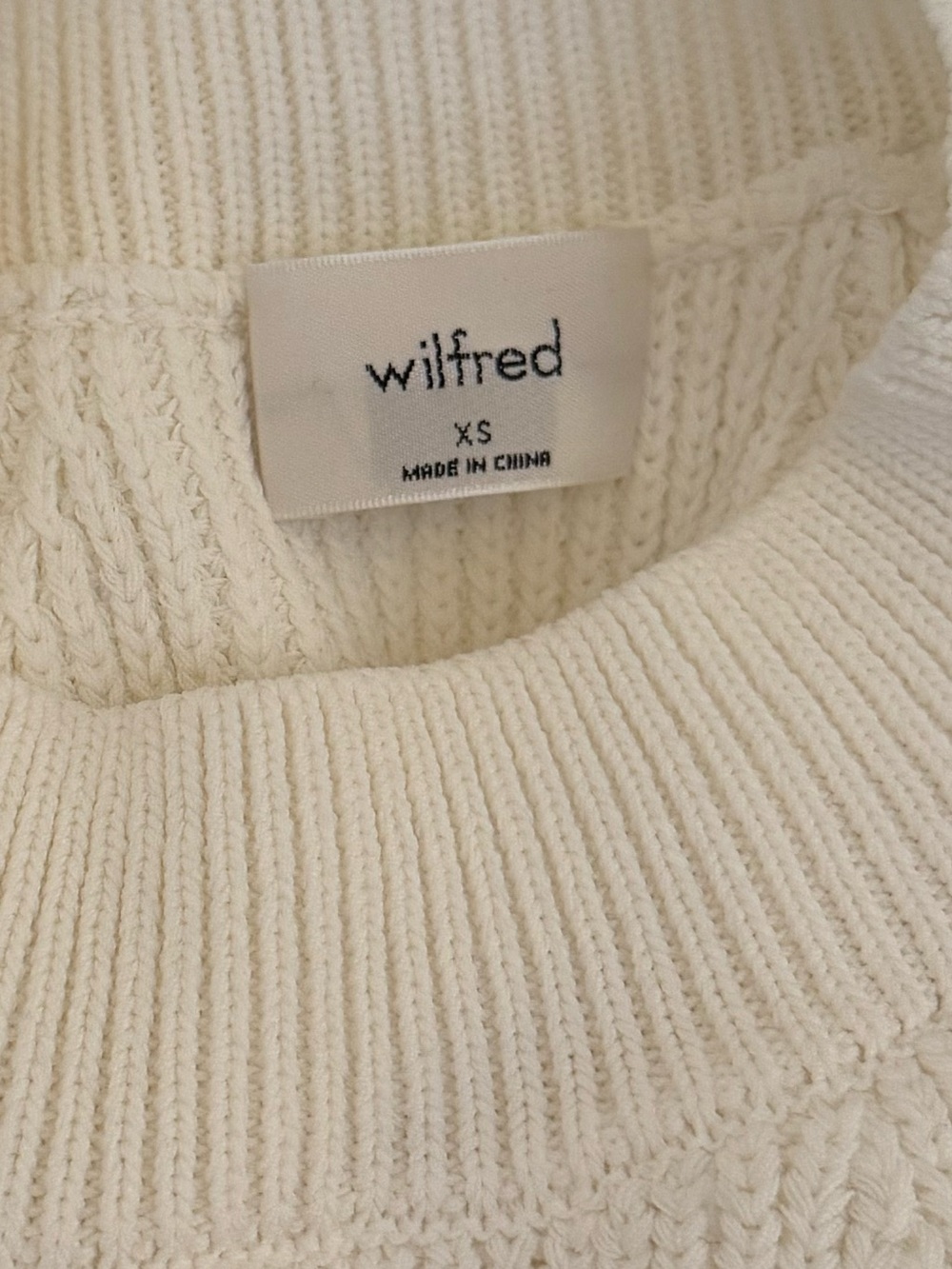 Wilfred Aritzia Crevier Ribbed Knit Halter Tank Top - Picture 4 of 6